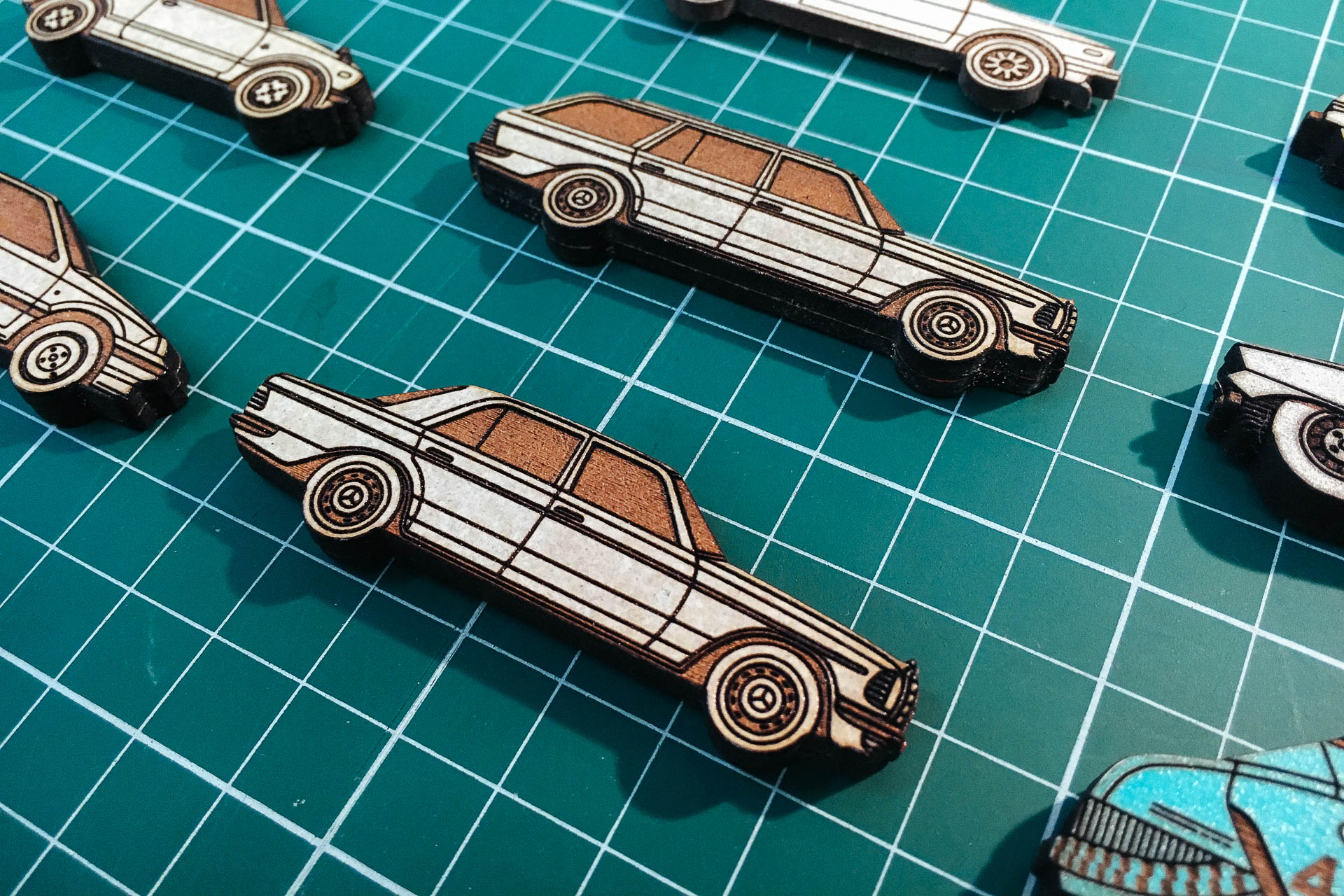 Vintage Car Magnets